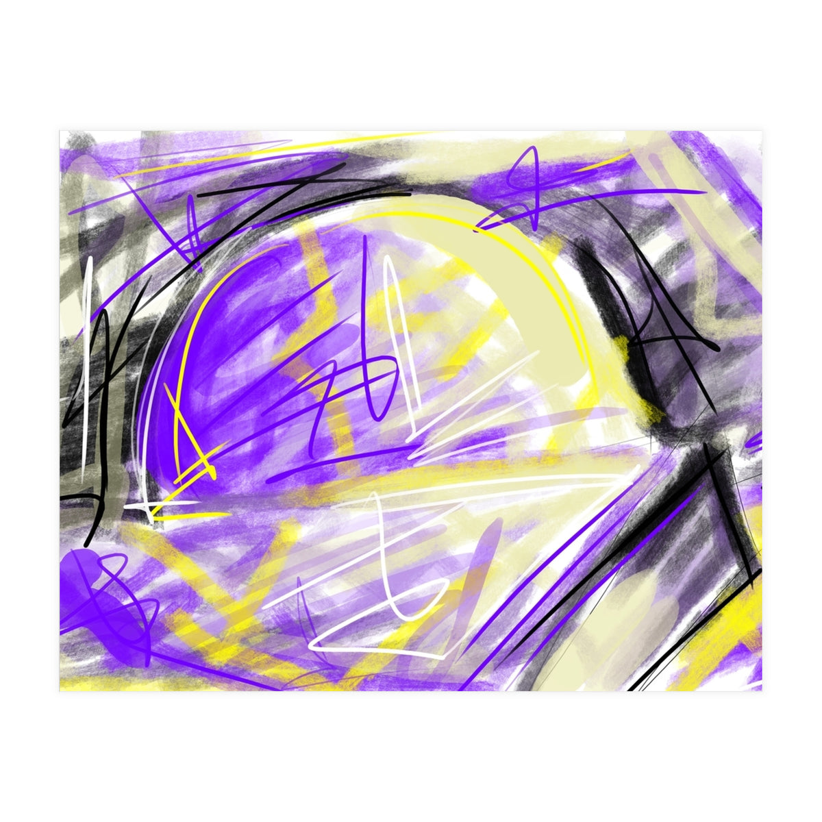 Urban Landscape At Dusk (Print Only)