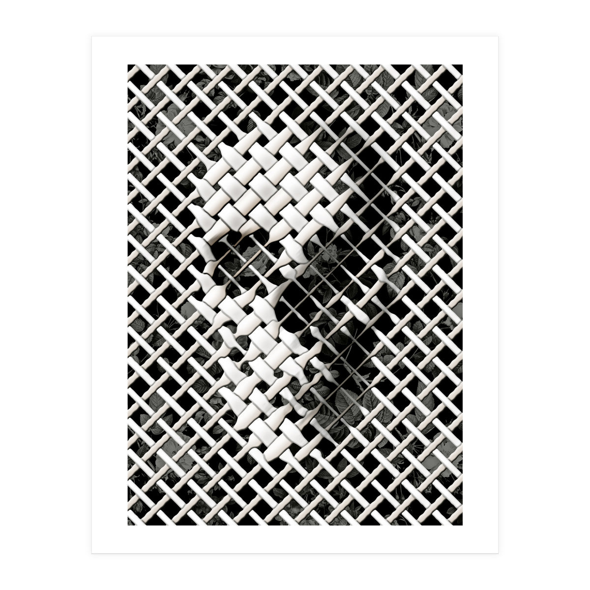 Wicker Skull (Print Only)