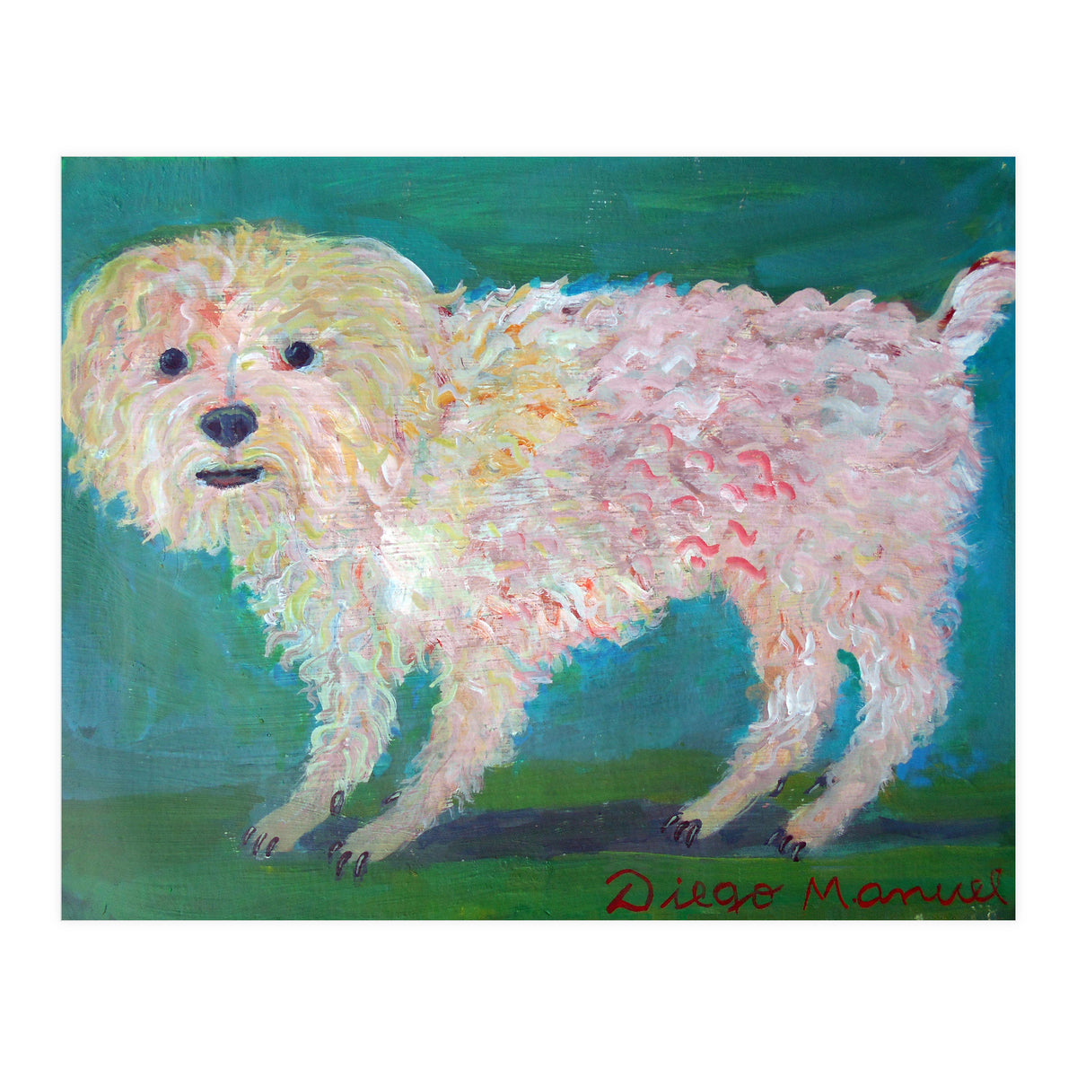 Caniche Blanco De Diego Manuel Rodriguez (Print Only)