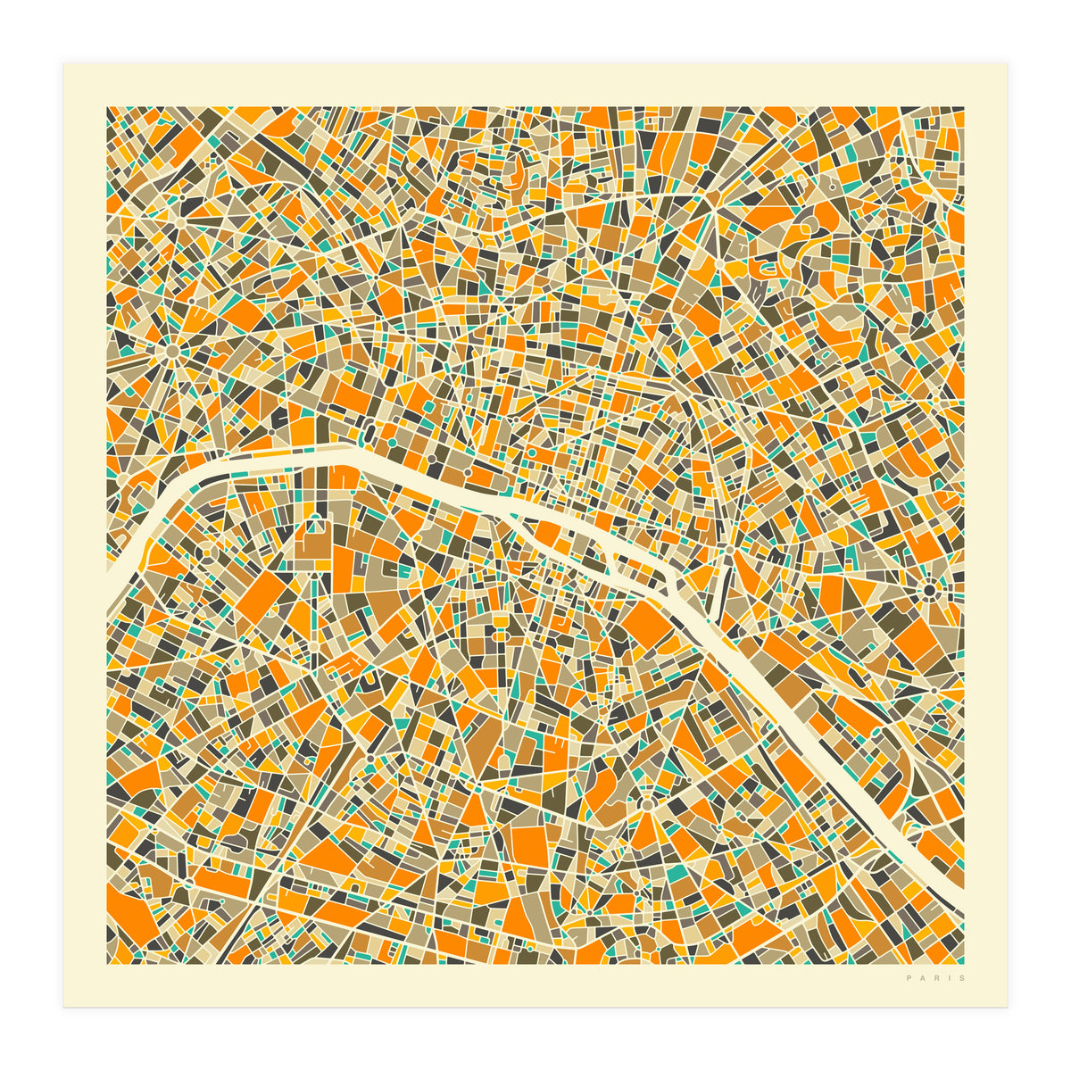 PARIS MAP (Print Only)