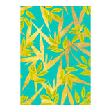 Gold & Teal Florals (Print Only) thumbnail