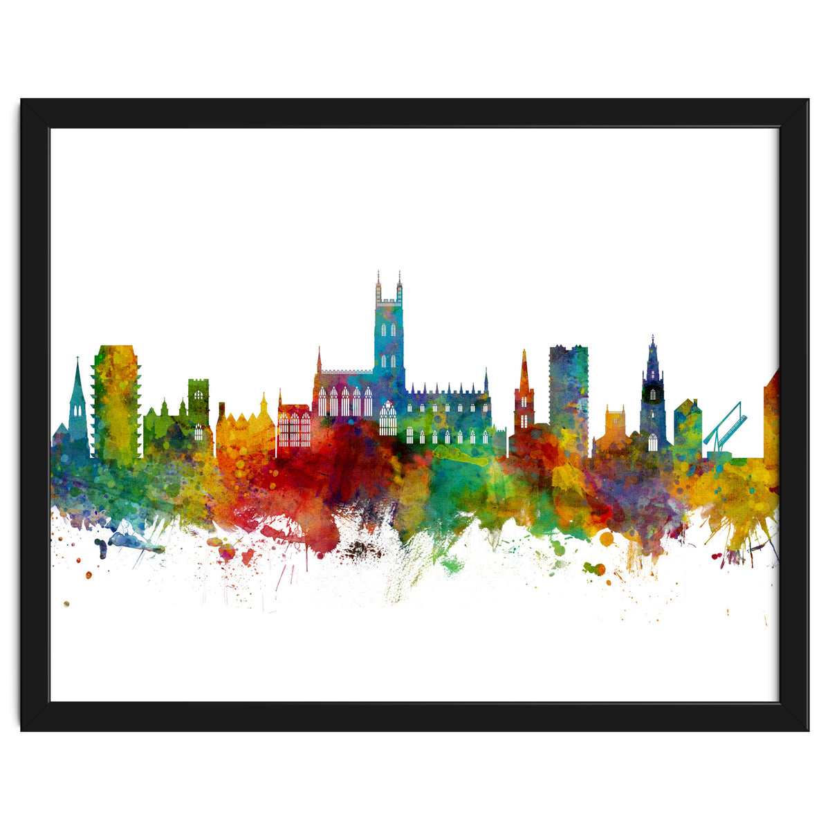 Gloucester England Skyline