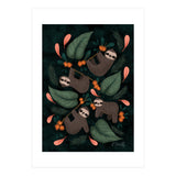 Floral Sloths (Print Only) thumbnail