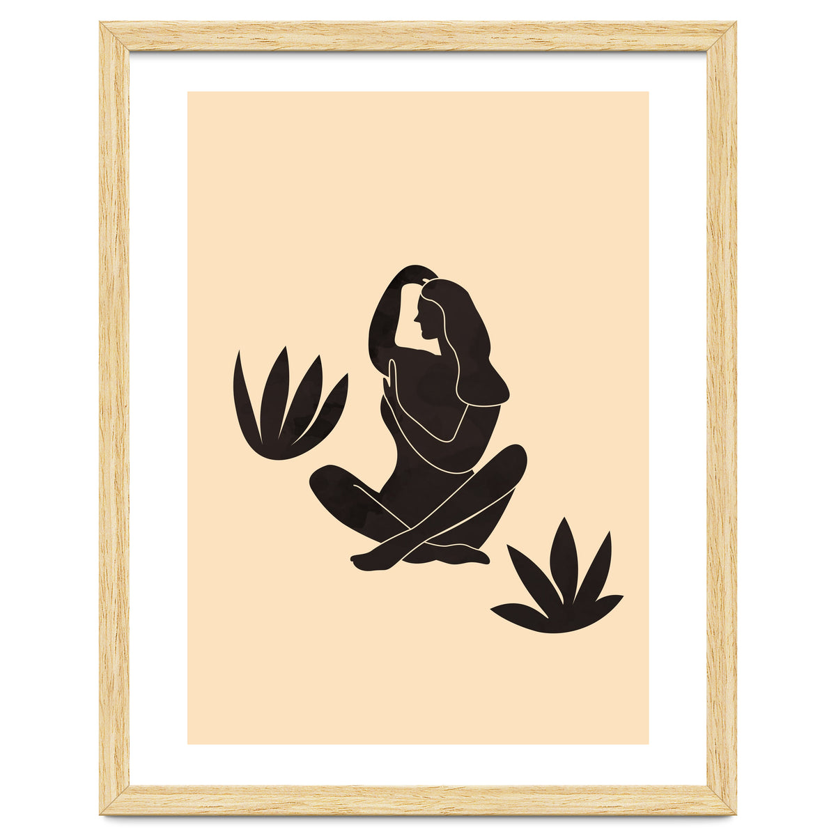 Female Body Line Art