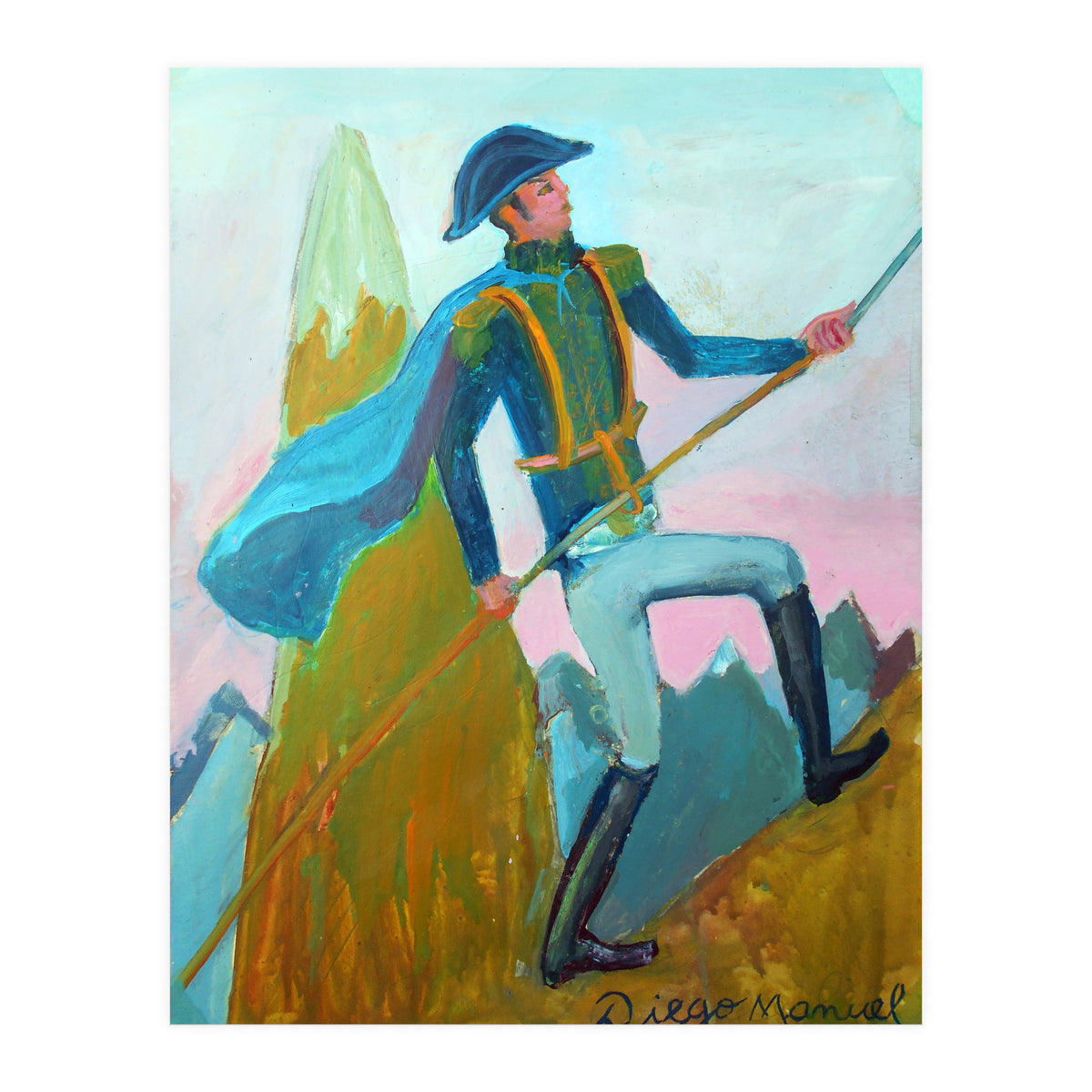 San Martin Cruzando Los Andes (Print Only)