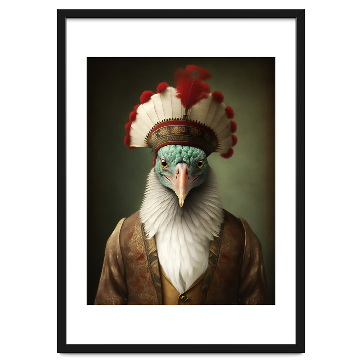 Turkey Designer Fashion Realistic Portrait Painting