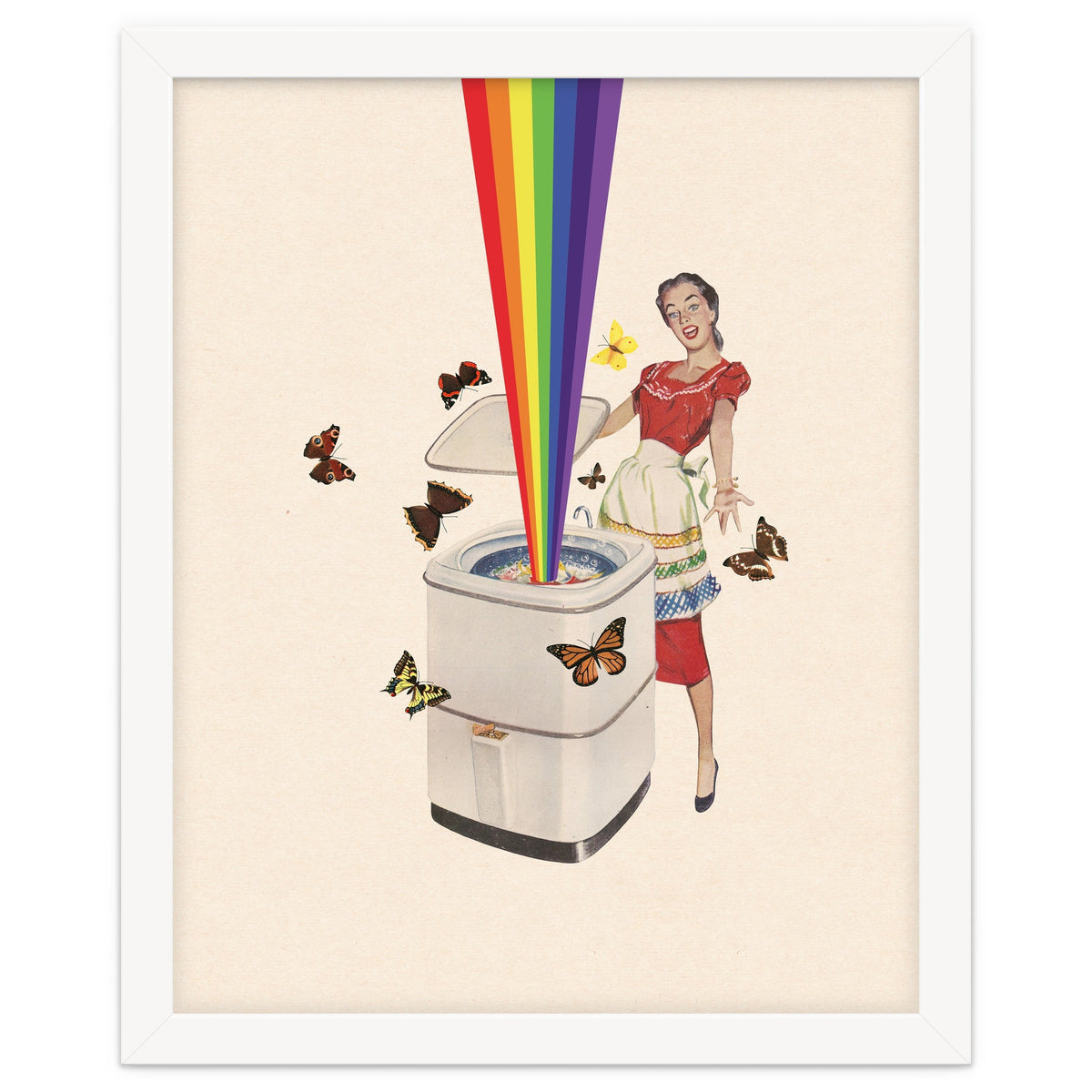 Rainbow Washing Machine