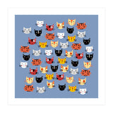 Multiple Cats (Print Only) thumbnail