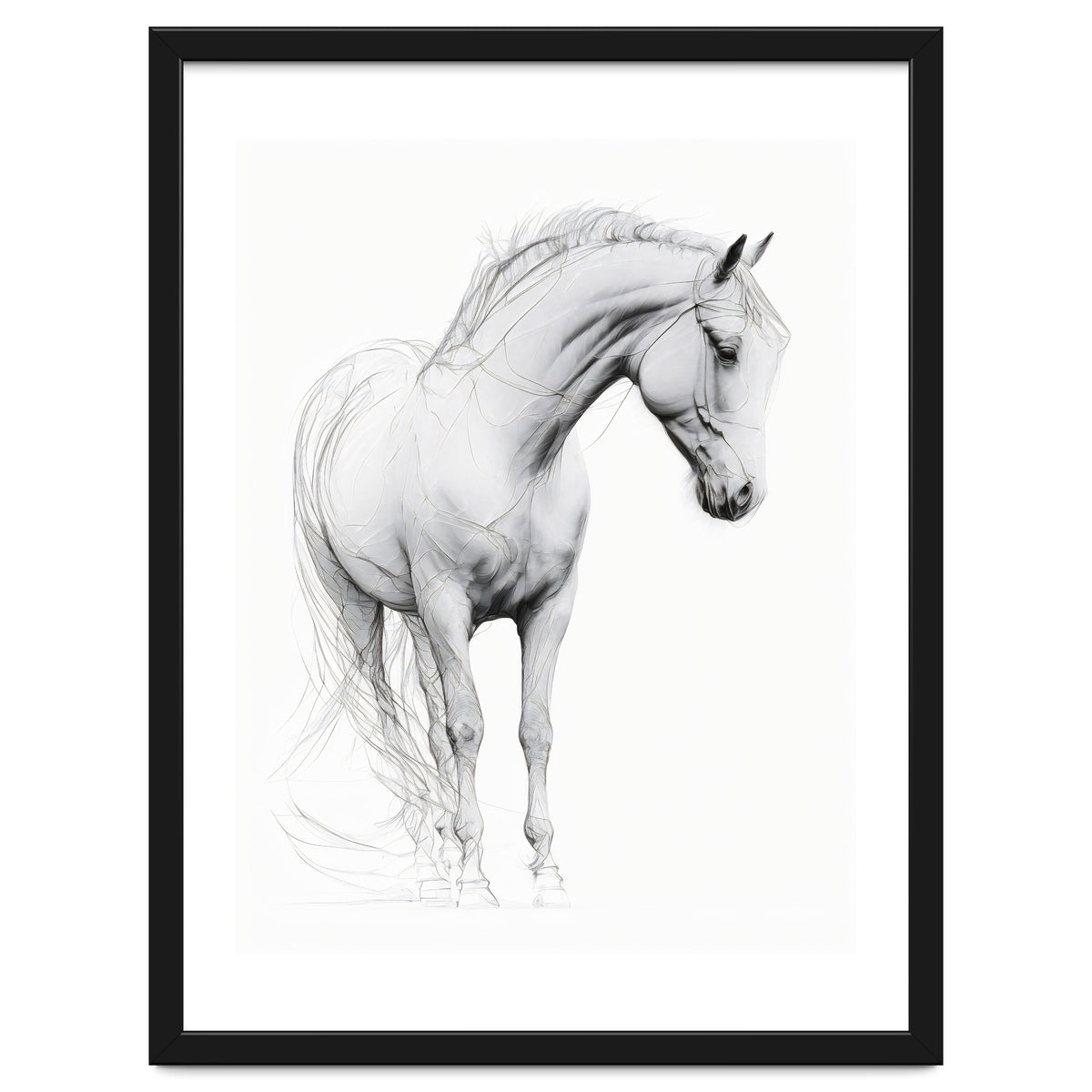 Horse Line Art