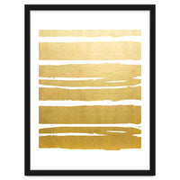 Gold Vibes Only | Luxe Shimmer Metallic Graphic Abstract | Golden Happiness Good Vibes