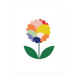 happy colorful flower (Print Only) thumbnail
