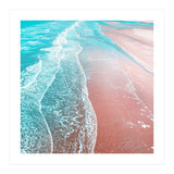 Sea Blue And Rose Gold (Print Only) thumbnail