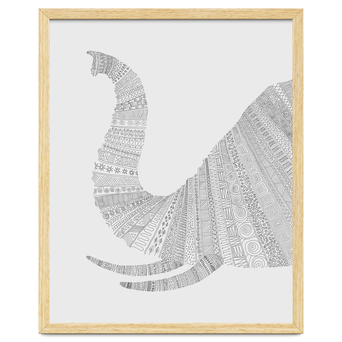 Elephant Grey Poster