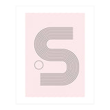 Rainbow Line Art Mid Century Modern (Print Only) thumbnail