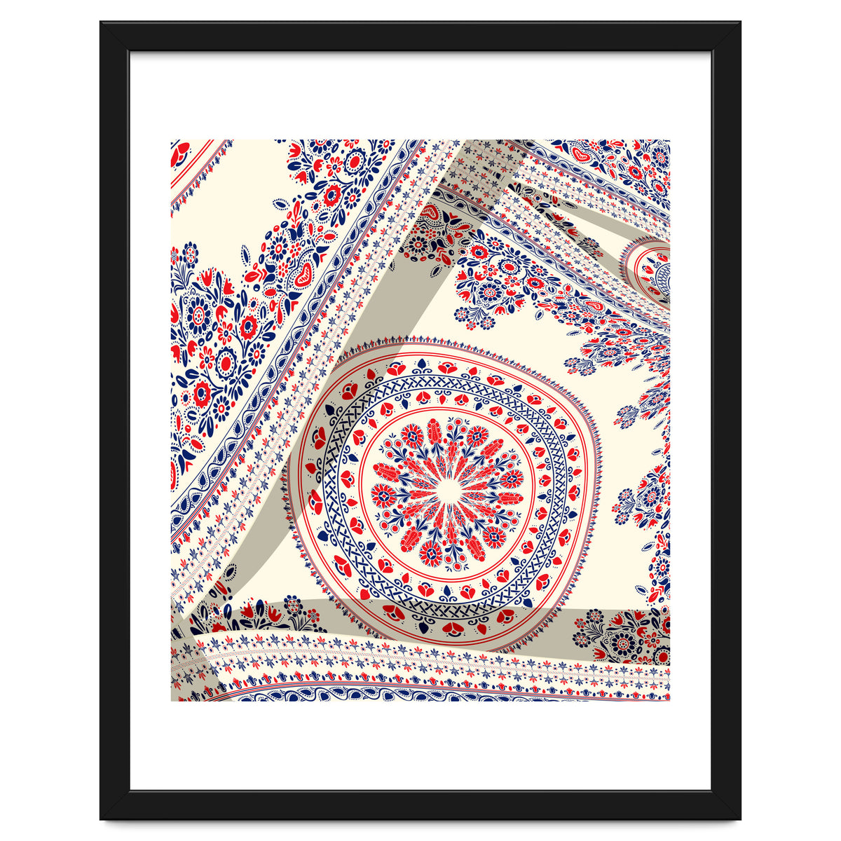 Romanian embroidery background 40