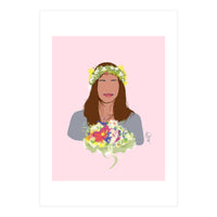 Girl In Wreath 1 (Print Only)