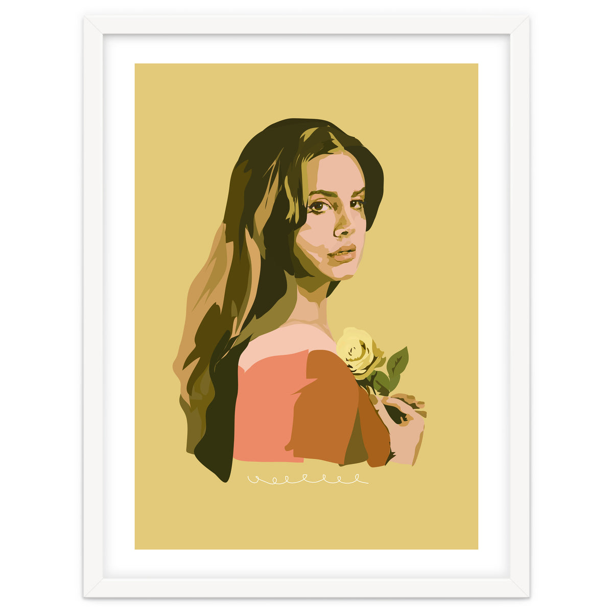 Lana Del Rey With Rose