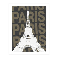 Paris, France \\ Poster Art (Print Only)