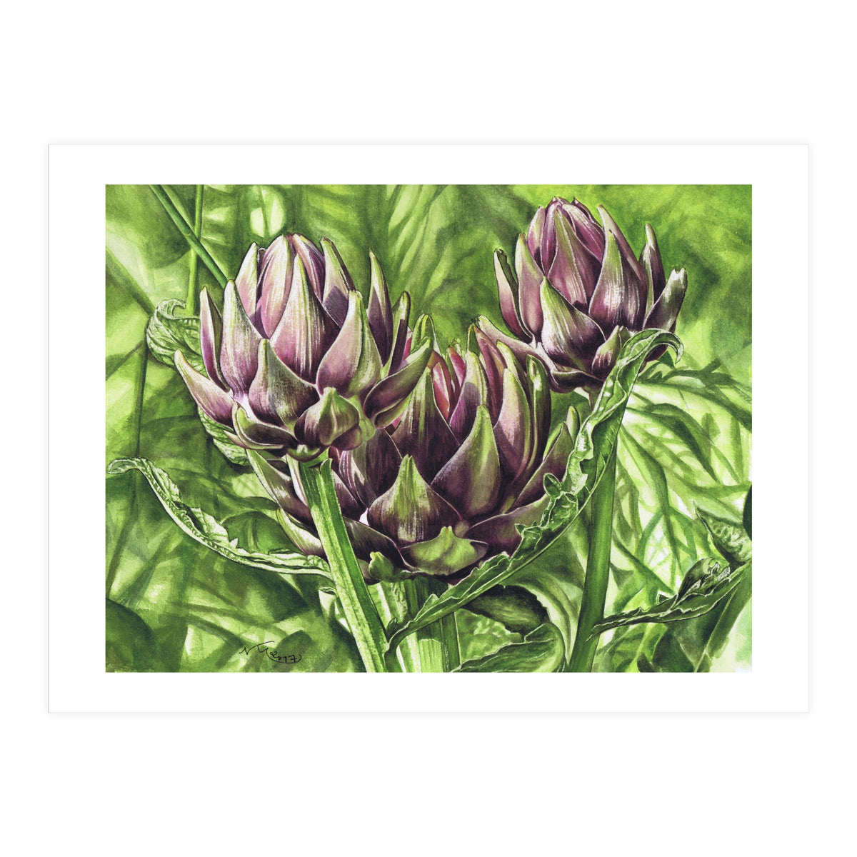 Artichoke Forest (Print Only)