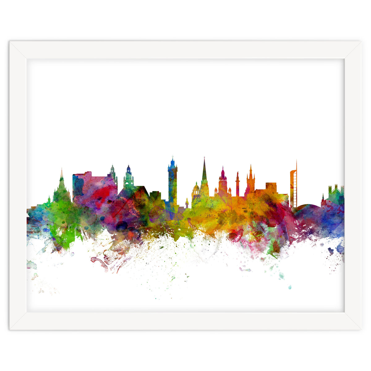 Glasgow Scotland Skyline