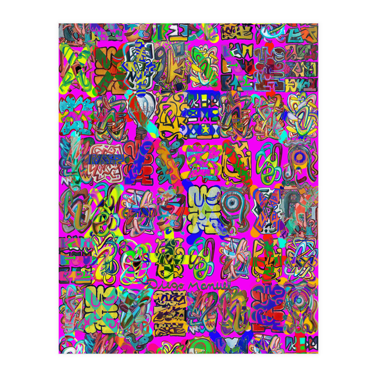 Graffitis 2021 Tapiz 102 (Print Only)