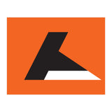 Geometric Shapes No. 79 - orange & black (Print Only) thumbnail