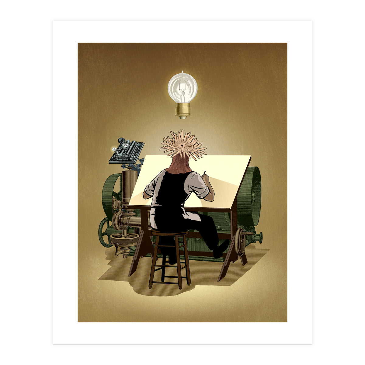 The aspirant to draftsman (Print Only)