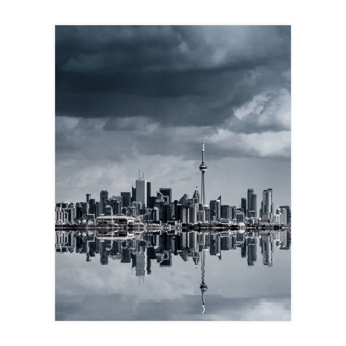 Toronto Skyline From Colonel Samuel Smith Park Reflection No 1 (Print Only)