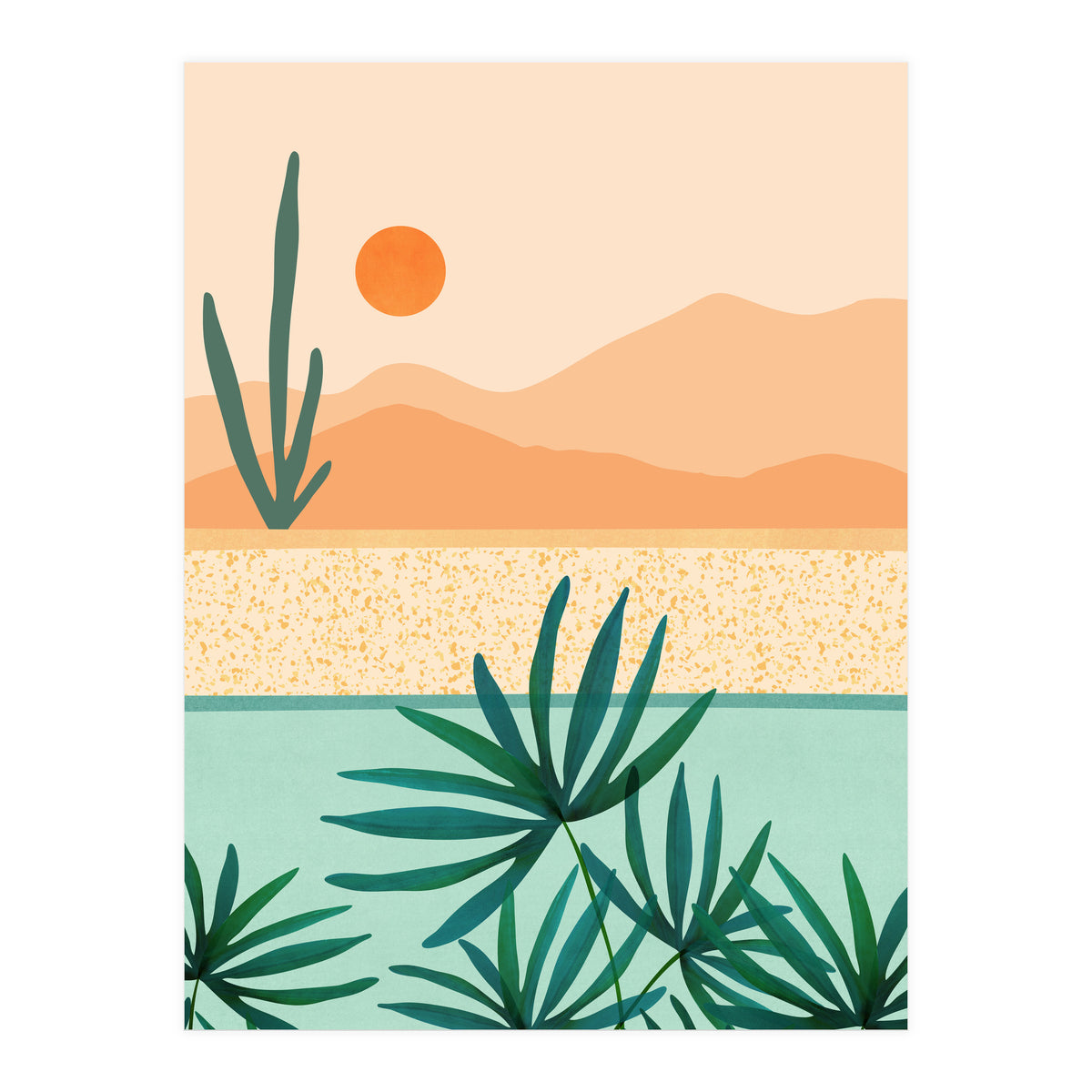 Southwest Poolside (Print Only)