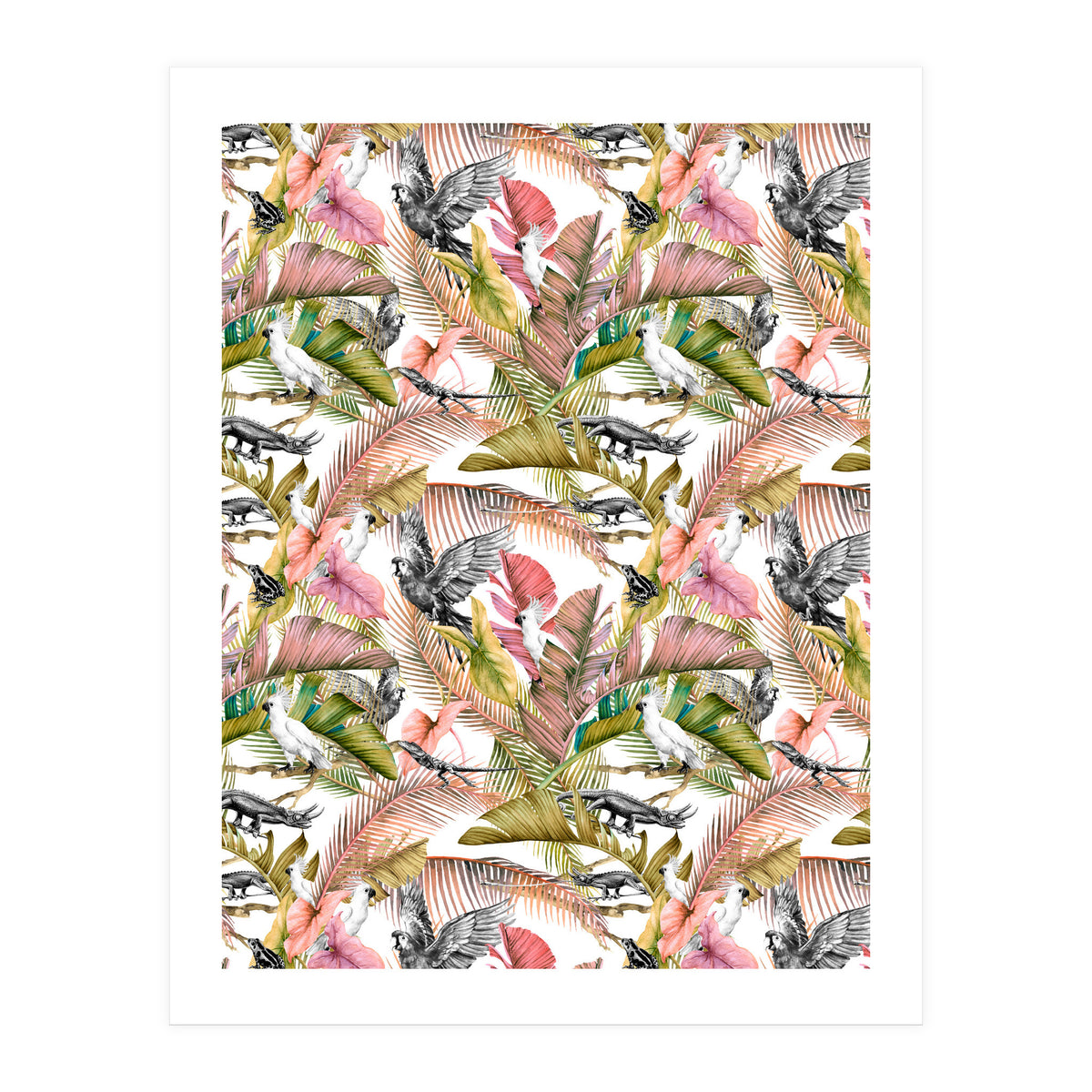 Paradise in the pink jungle (Print Only)