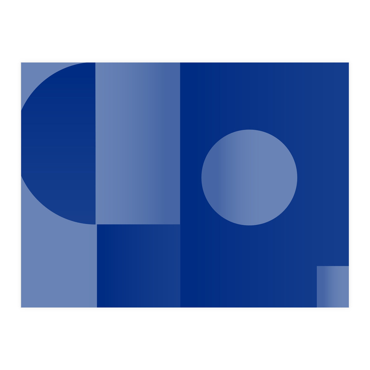 Lowering the moon | abstract minimal (Print Only)