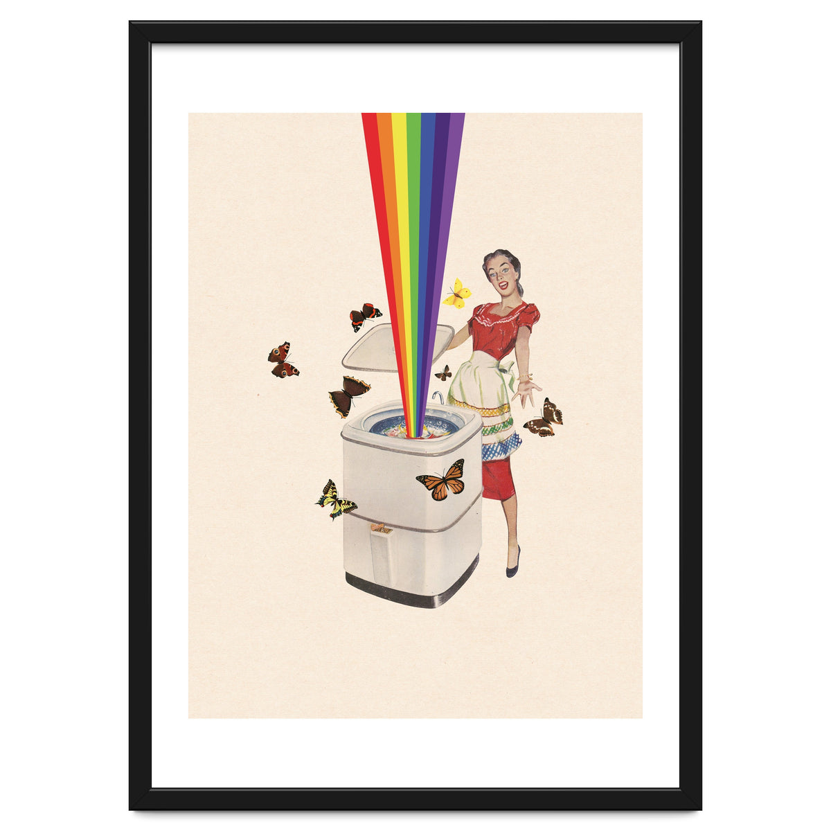 Rainbow Washing Machine