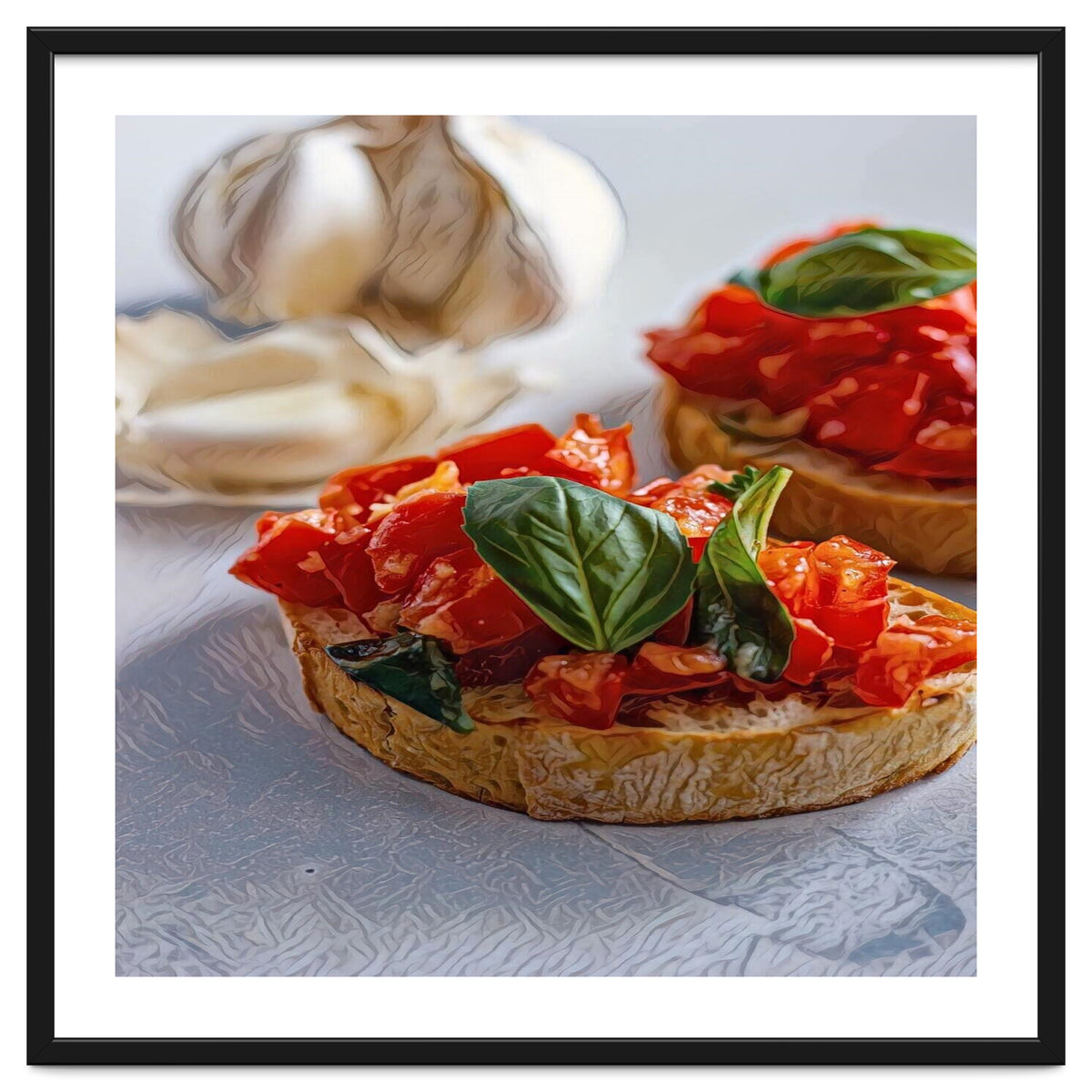Beautiful Bruschetta Italian Food
