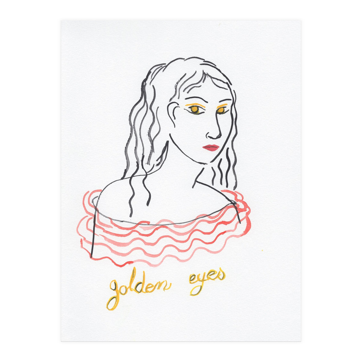 Golden eyes (Print Only)