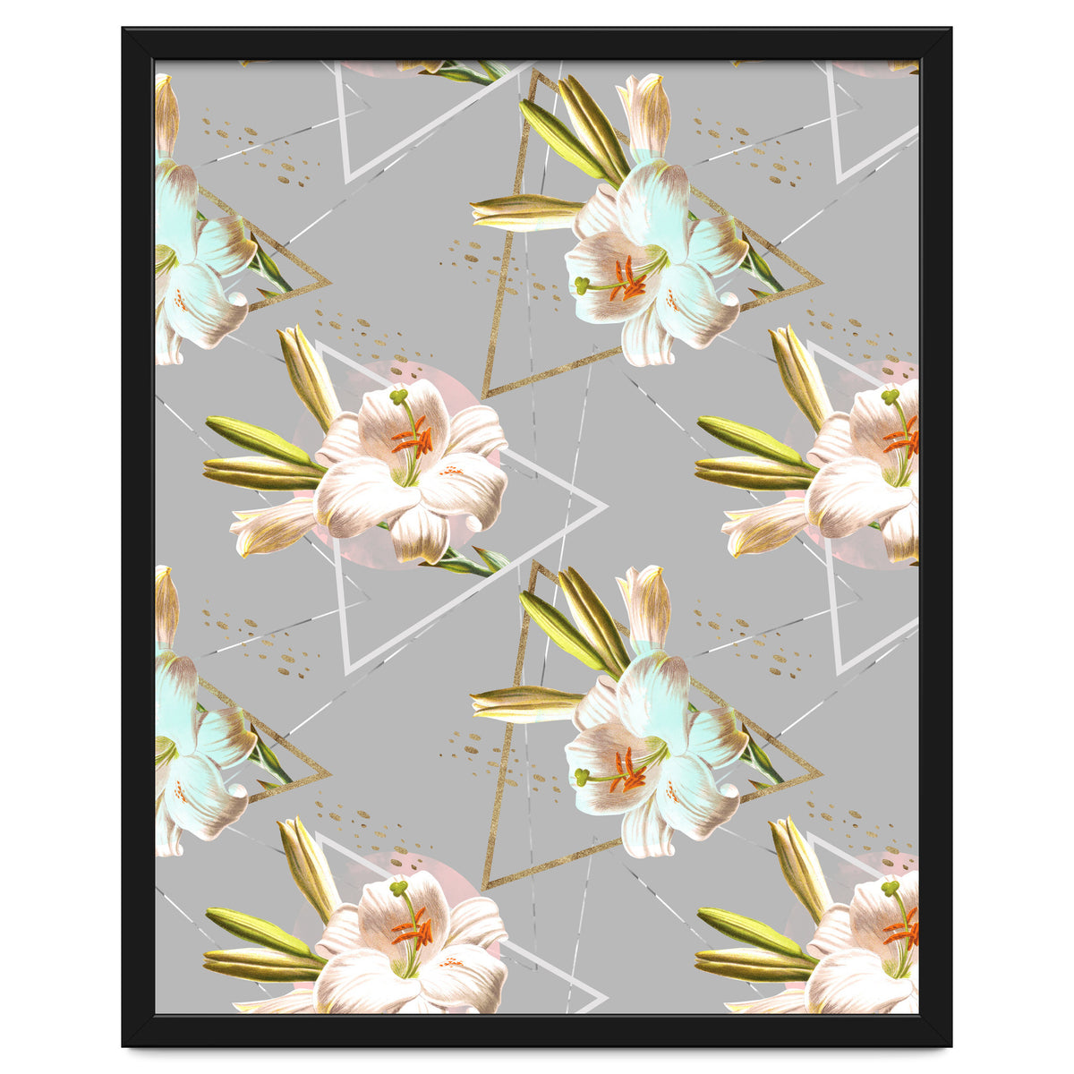 Botanical blooming with geometric 02