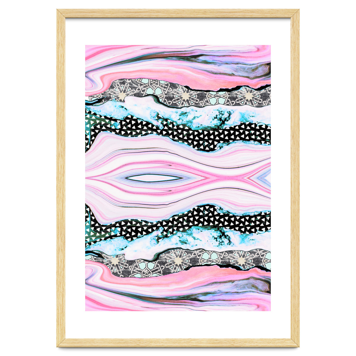 Abstract shapes of marble and patterns