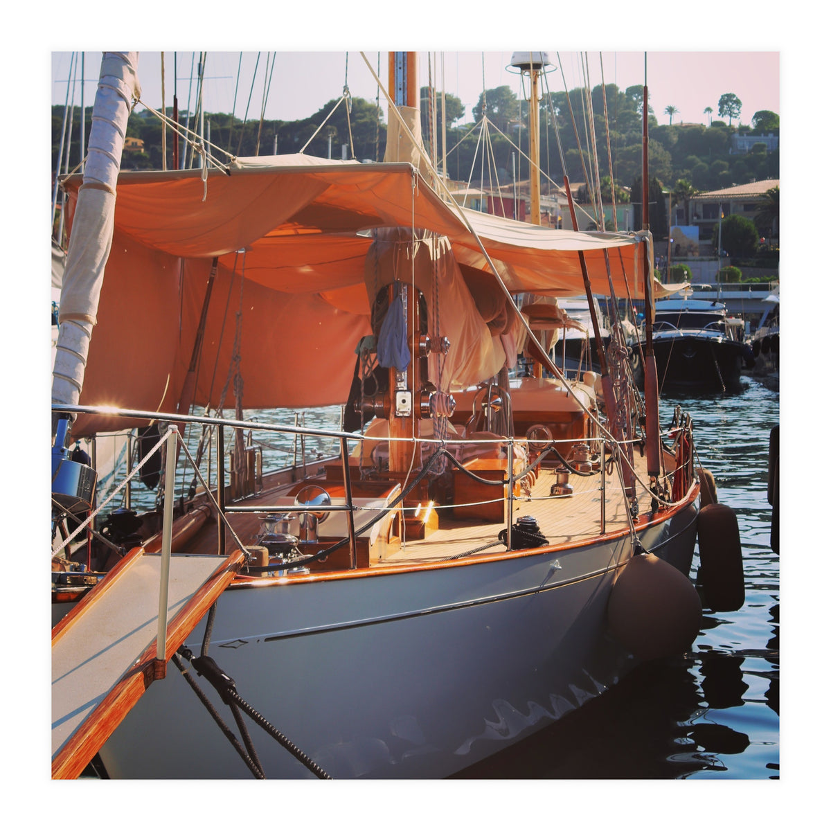 Wooden yacht (Print Only)