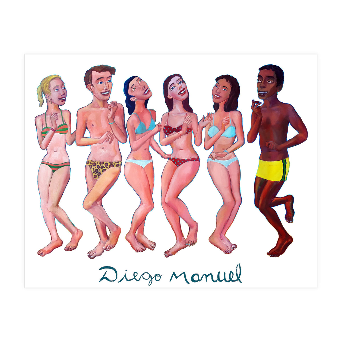 Fiesta En La Playa 3b (Print Only)