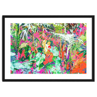 Find Me Where The Tropical Things Are | Jungle Botanical Palm Colorful Painting