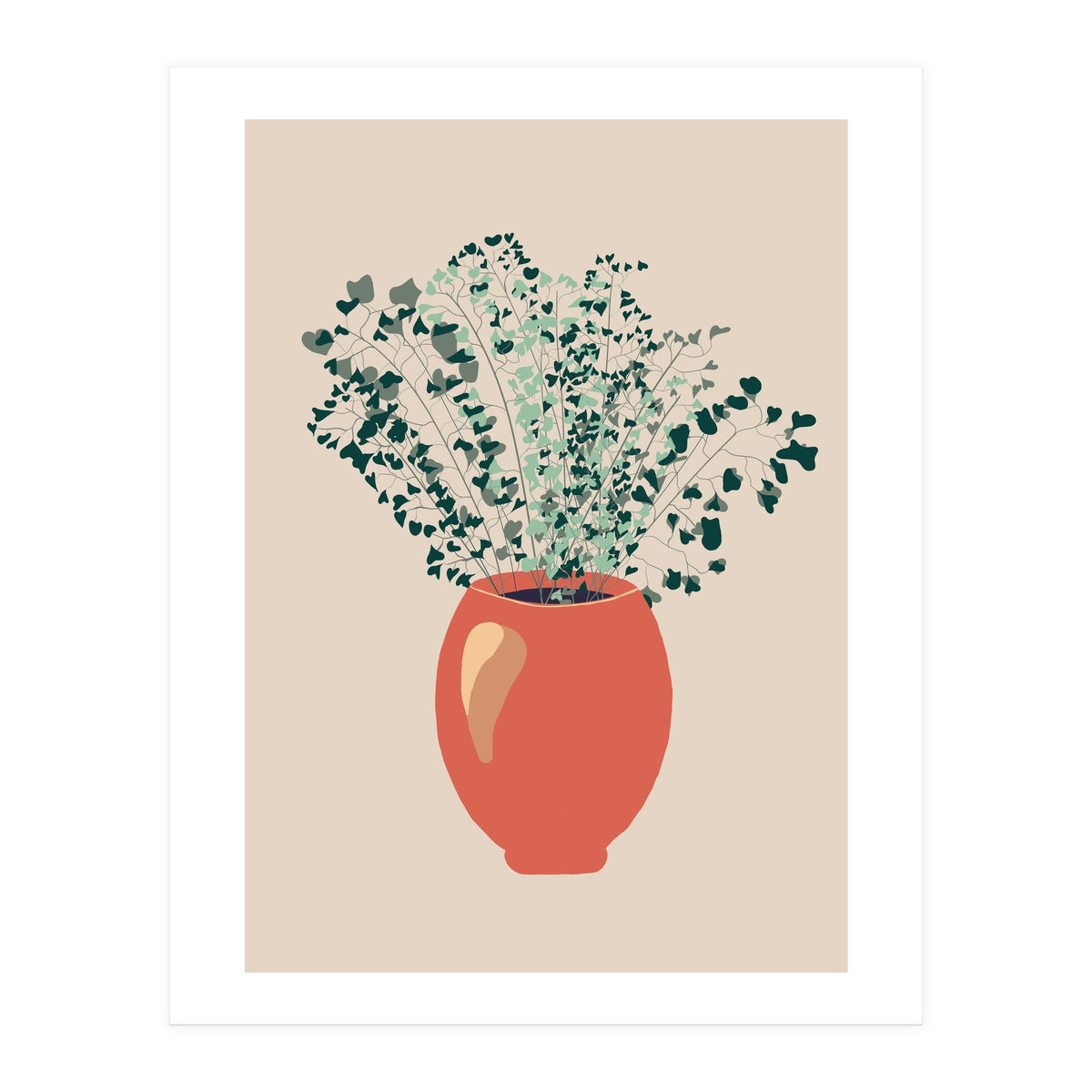 Heart-shaped leaves (Print Only)