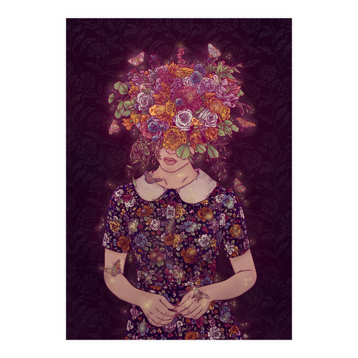 Shy Lady (Print Only)