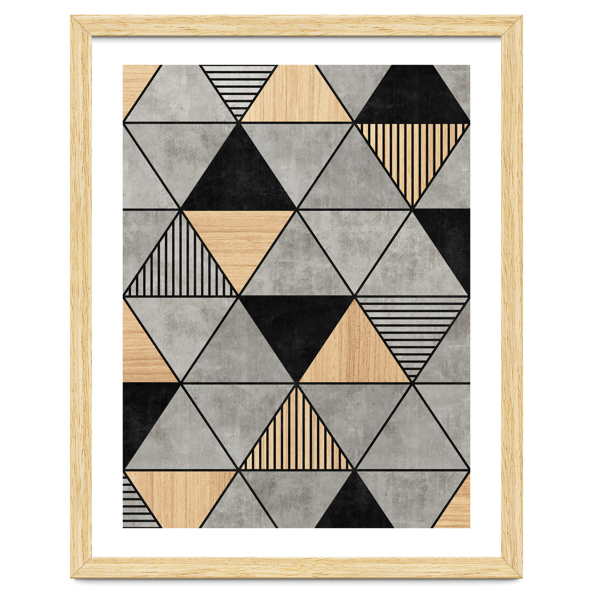 Concrete and Wood Triangles 2