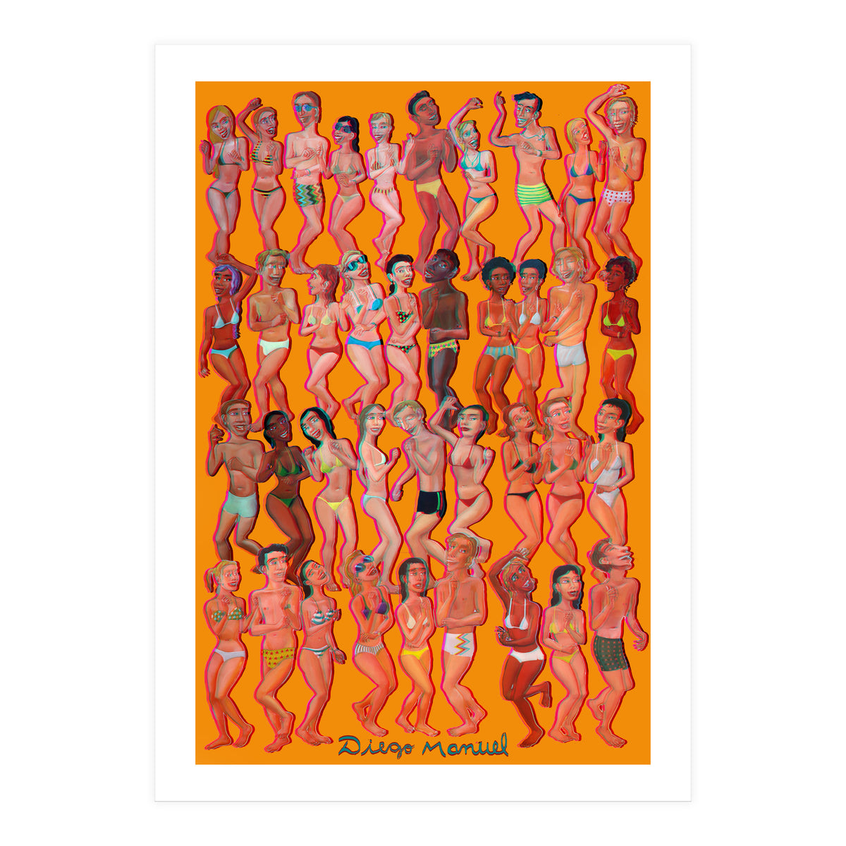 Bailando En La Playa 3d (Print Only)