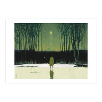 Eerie Woods Landscape (Print Only)