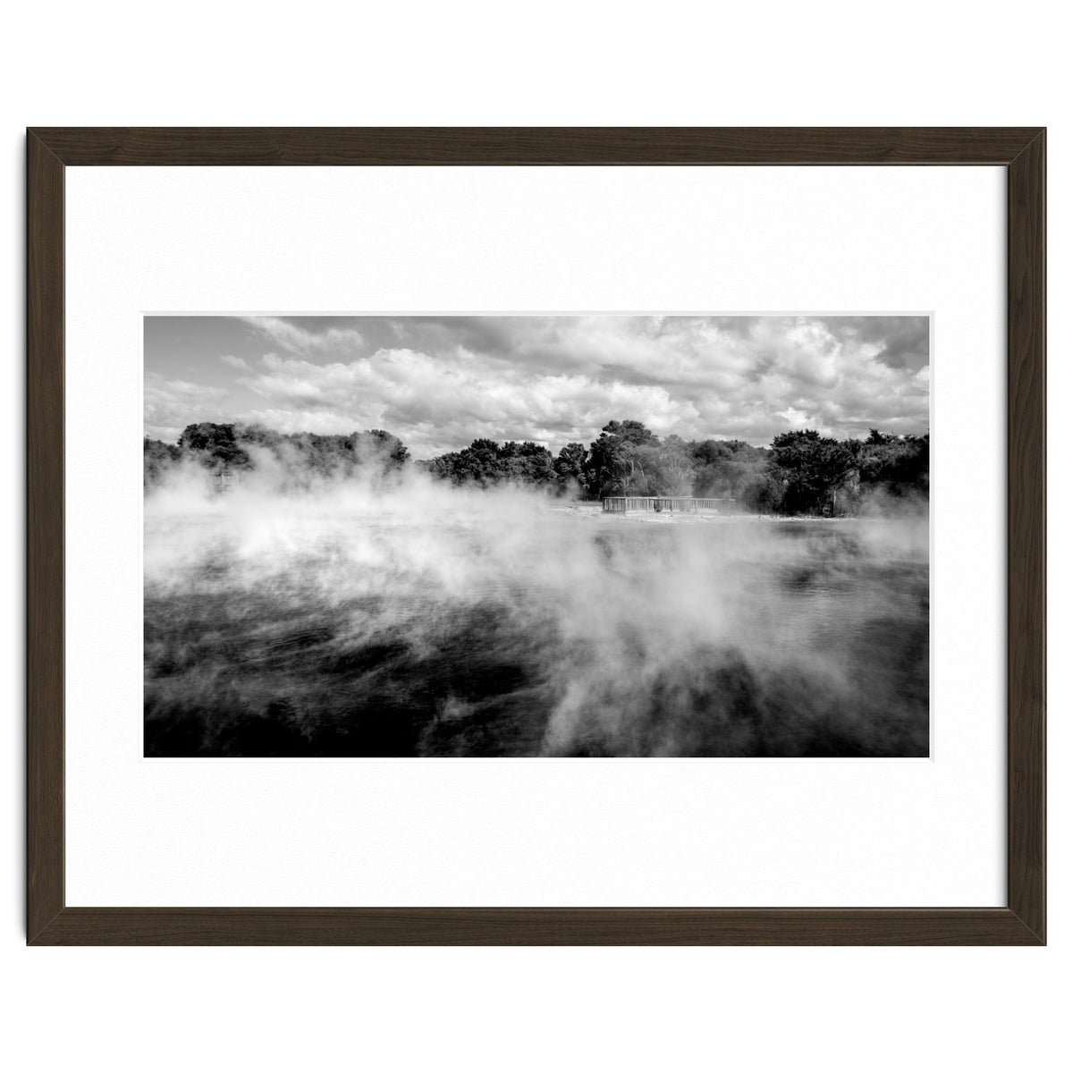 Vapors in Rotorua, New Zealand Art Print