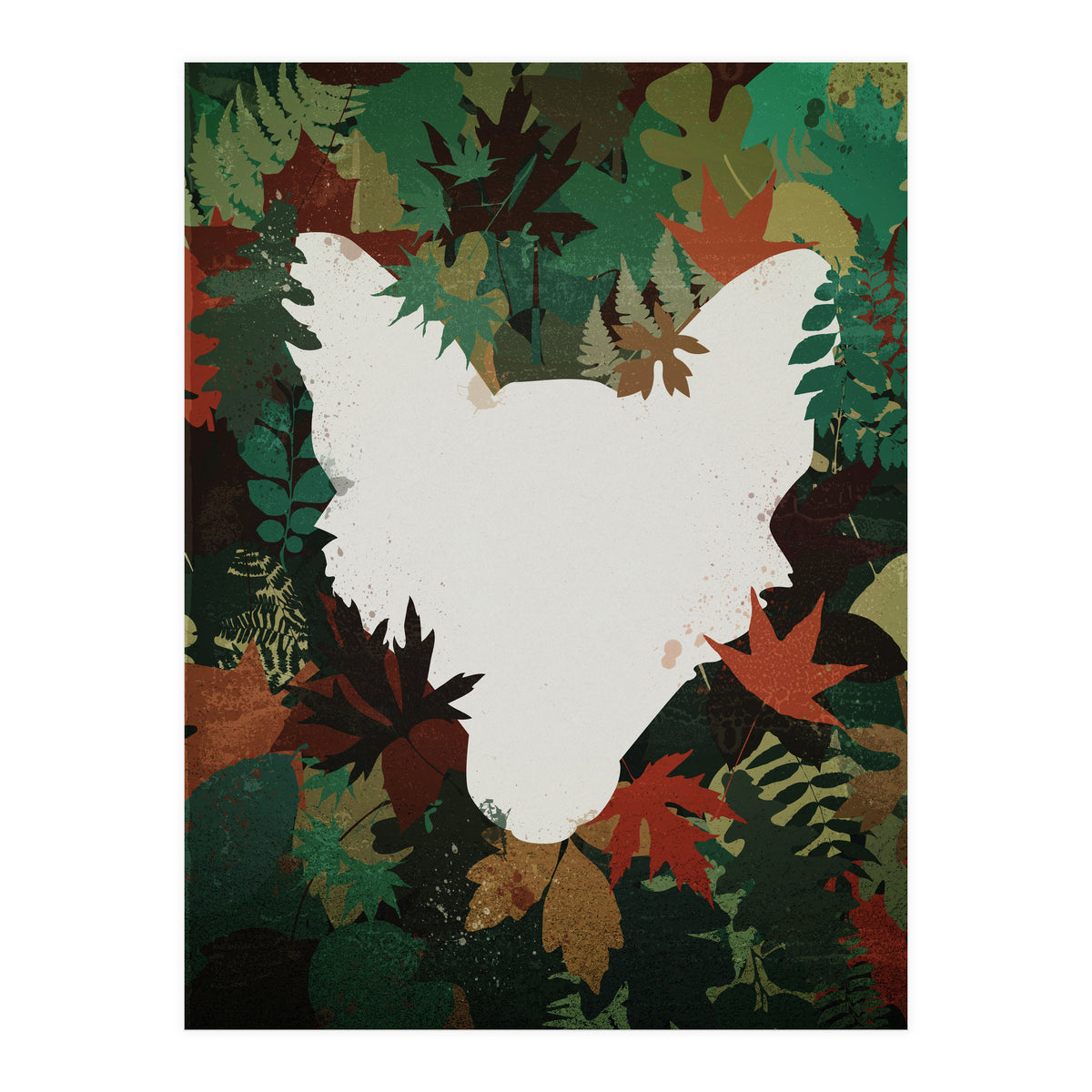 Hidden fox (Print Only)