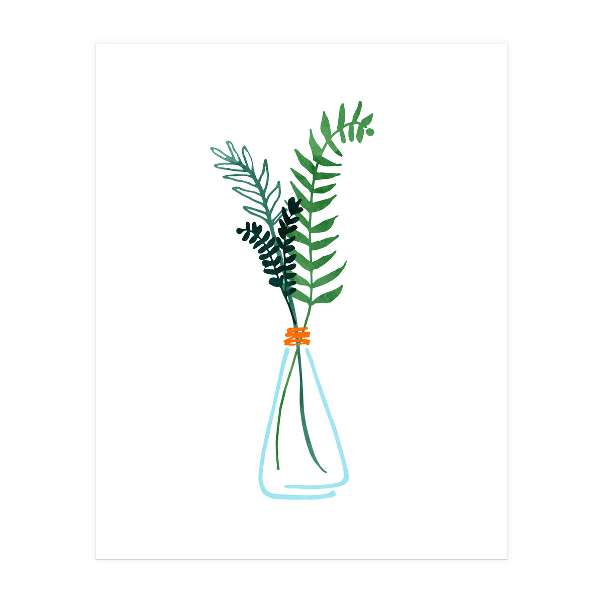 Herbs Watercolor (Print Only)