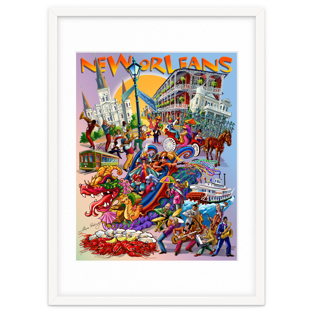 New Orleans Illustration