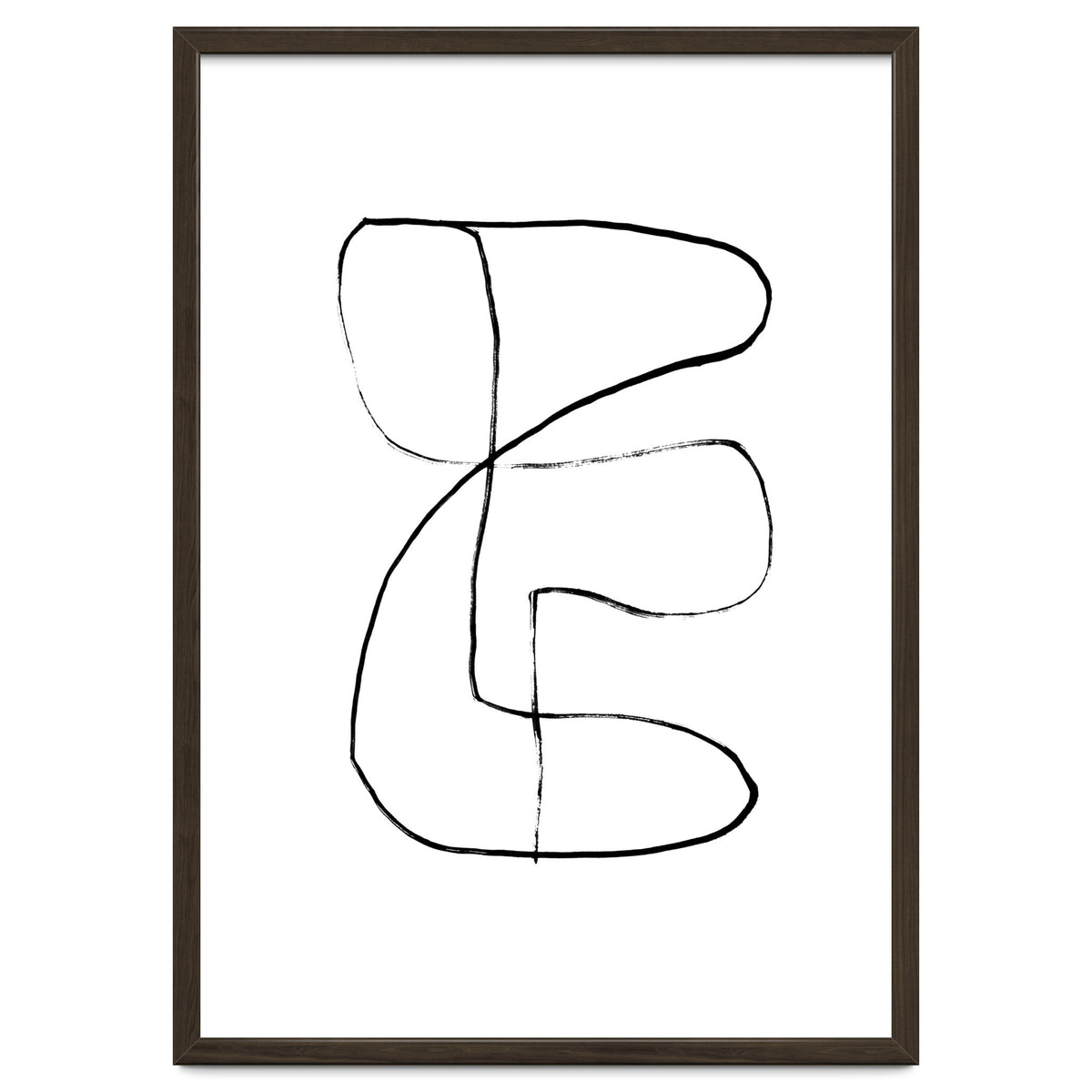 Mid-Century Line Art Print #1