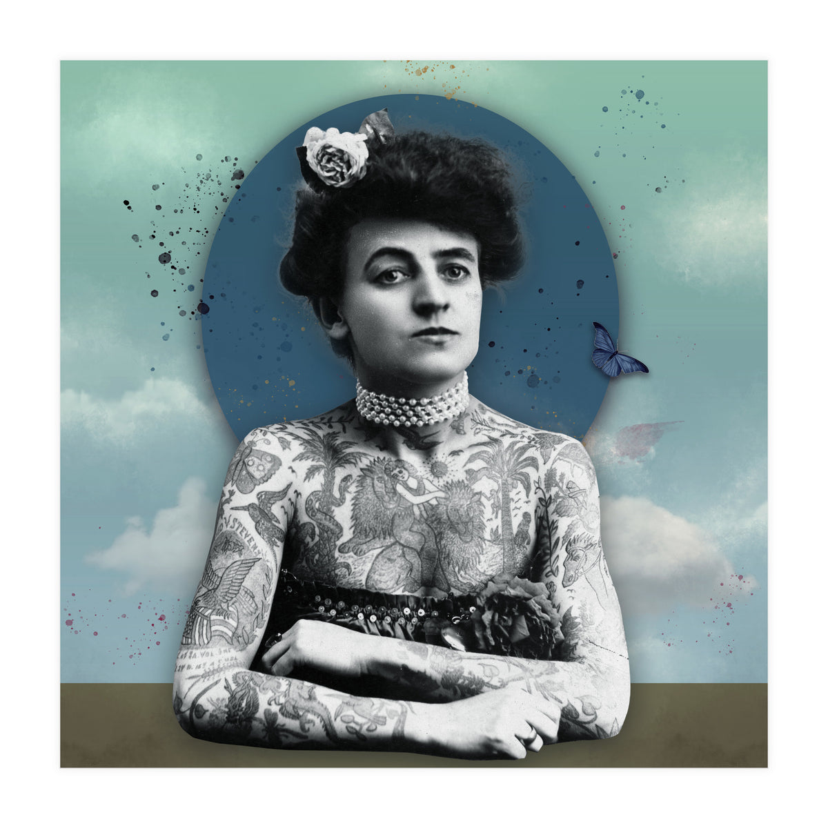 woman Tatoo (Print Only)